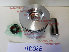 Поршни 4TNE98-DI, 4D98E. (комп-кт 4шт) 129903-22120. YM129903-22120 (Ф.К=53,3мм). ALFIN. Japan